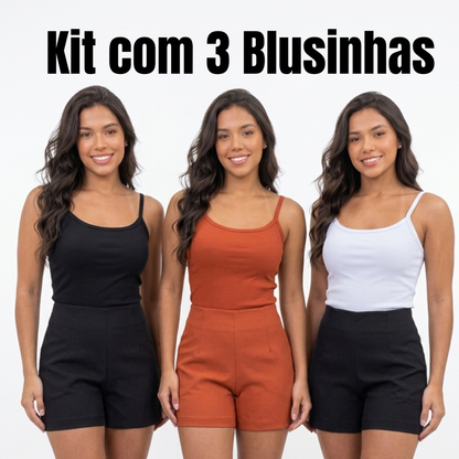 KIT COM 3 REGATAS RIBANA