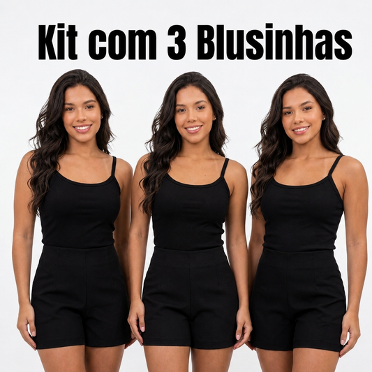 KIT COM 3 REGATAS RIBANA