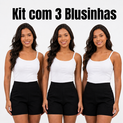 KIT COM 3 REGATAS RIBANA