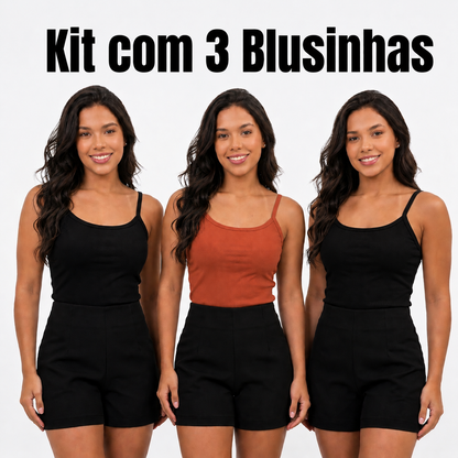 KIT COM 3 REGATAS RIBANA