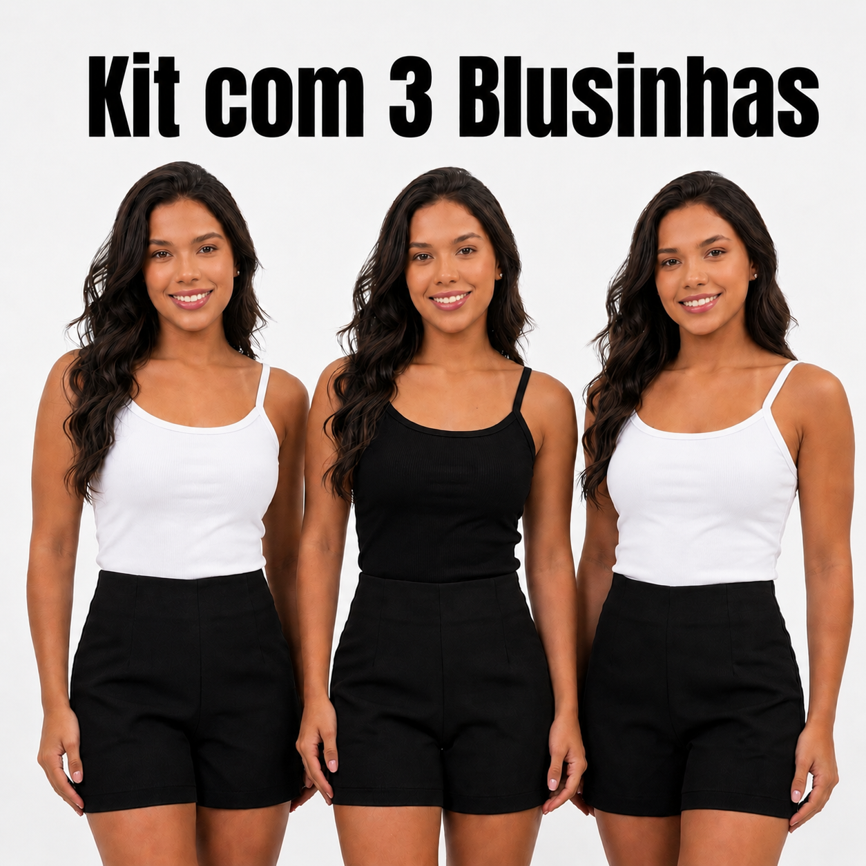 KIT COM 3 REGATAS RIBANA