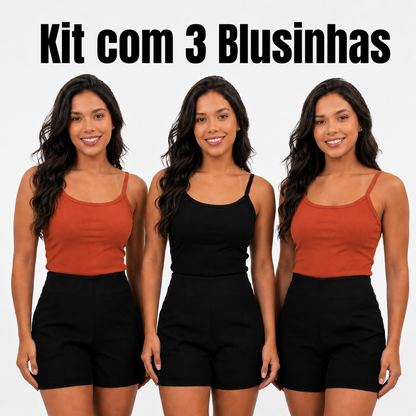 KIT COM 3 REGATAS RIBANA